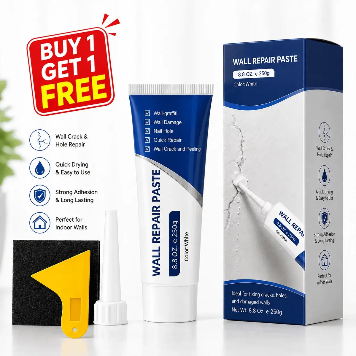 (Buy 1 Get 1 Free) Waterproof DryWall Repair Kit