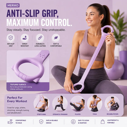 Reistance Band for Back with Handles