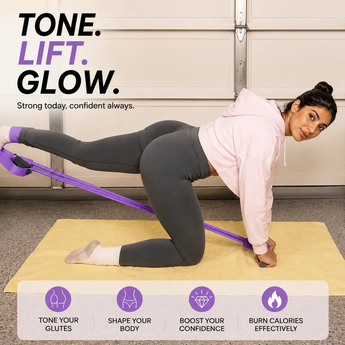 Urbanlives™ Yoga Pedal Puller Band