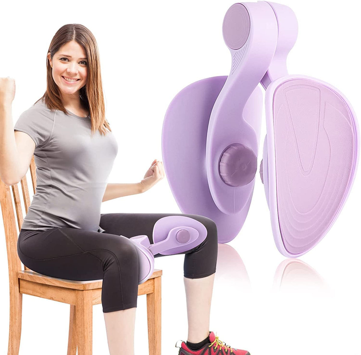 Thigh Master Hip Trainer with Adjustable Resistance Spring