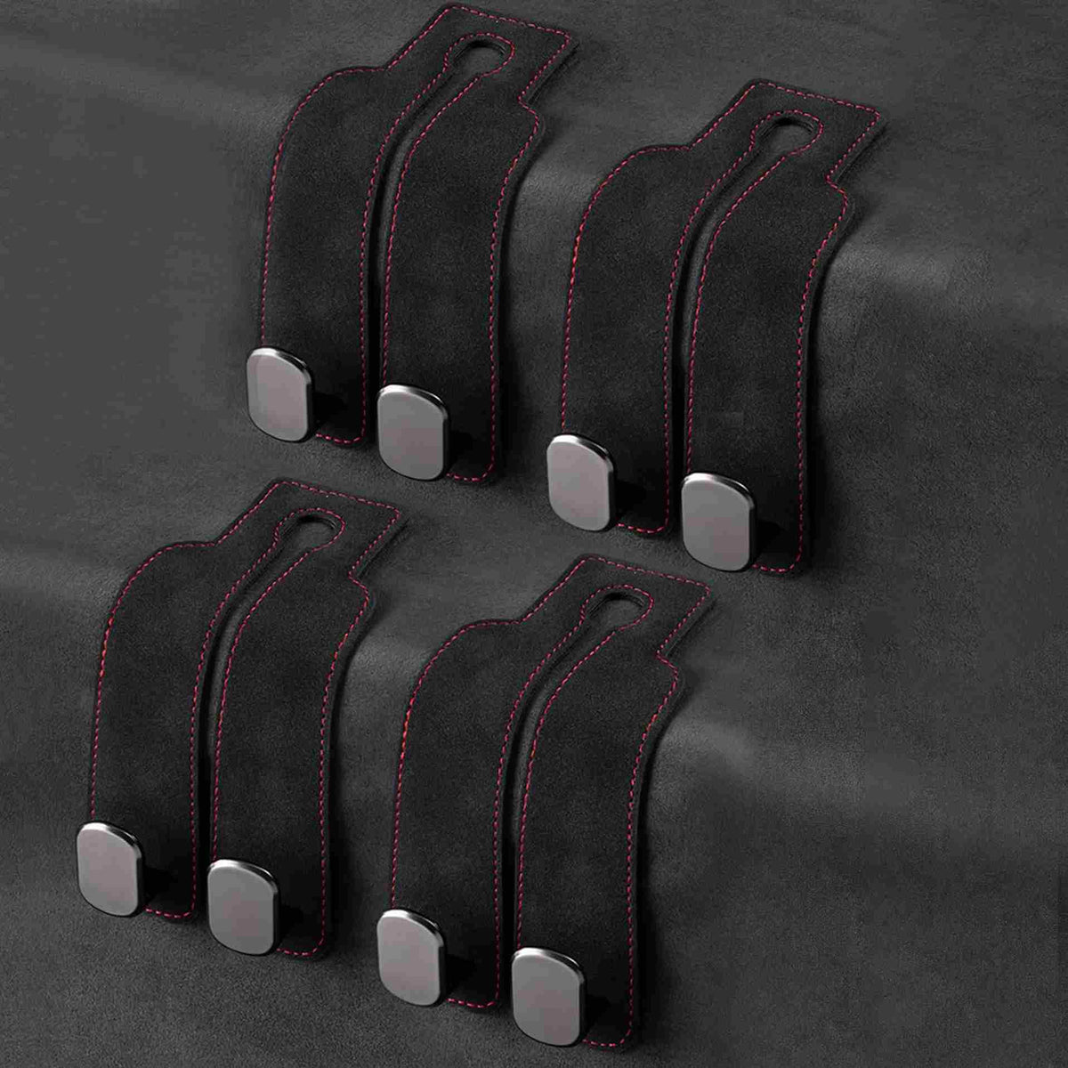 Premium Vegan Leather Car Headrest Hook| Pack of 2