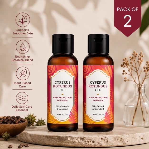 Cyperus Rotundus Oil for Hair Removal (Pack of 2)