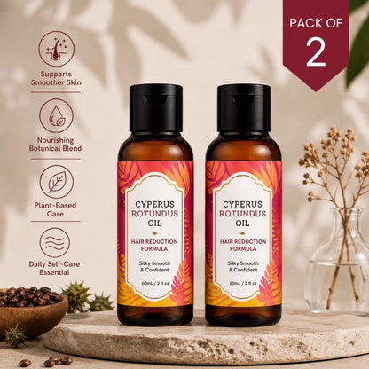 Cyperus Rotundus Oil for Hair Removal (Pack of 2)