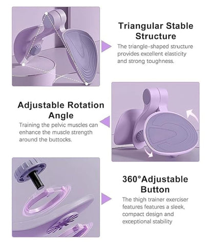 Thigh Master Hip Trainer with Adjustable Resistance Spring